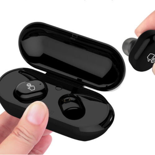 完全ワイヤレスイヤホン  スポーツイヤホン 左右分離型 片耳・両耳とも対応　高音質 防水防滴仕様 充電式収納ケース　