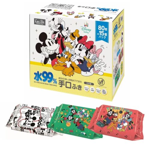 【化粧水類】レック 赤ちゃんの手口ふき ウェットテッシュ 成分の99％が純水 限りなく水に近い 手口ふき パラベン・ＰＧ・アルコール・香料・着色料不使用 80 枚入x15個（1200枚）シートサイズ:180ｘ140 ｍｍ E01271 日本製 製造販売元:アイプラス