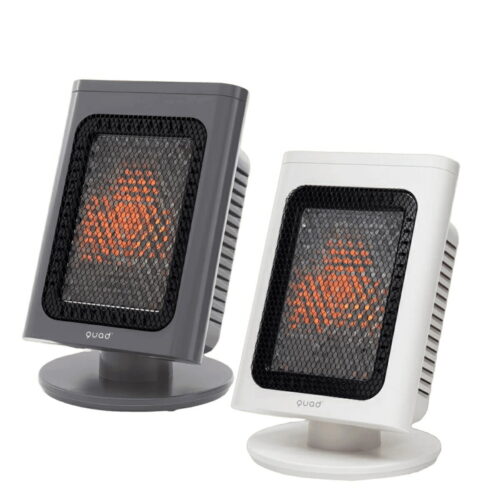 省エネリフレクトストーブ RIFLECA (リフレカ) QS327IV/QS327GY アイボリー/グレー 最大600Wのパワフルな運転『強運転』を搭載