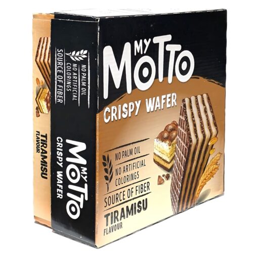 My Motto(マイモット) ウェハース ティラミス味 30g x 20袋 シェフ監修のこだわり味 ブルガリア産 #63941